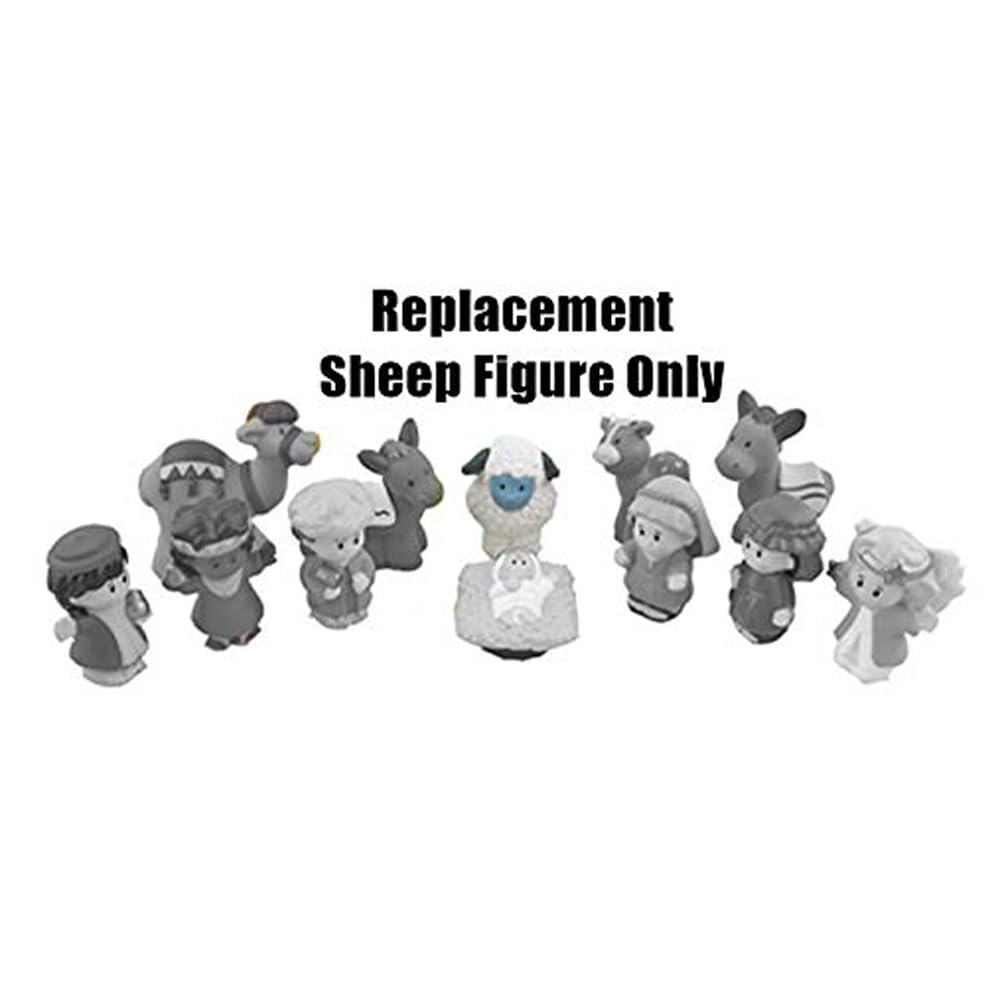 Replacement Part of Fisher-Price Little People Christmas Story - J2404 ~ Replacement White Sheep Figure 5