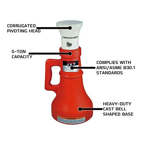 JET 5-Ton Screw Jack (Model SJ-5T) 2