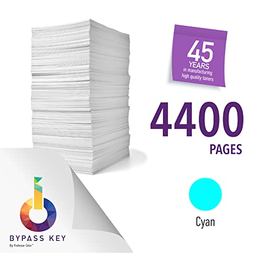 Professor Color Colorqube 8700 Ink Replaces 108R00990 108R00991 108R00992 108R00993 (8 Repackaged OEM Inks), Bundle Includes Bypass Key for use in North American Printers 3