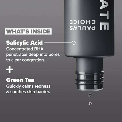 PAULA'S CHOICE PERFECTING 2% BHA Liquid Salicylic Acid Exfoliant-Facial Exfoliant for Blackheads, Enlarged Pores, Wrinkles, Fine Lines- 118 ml Bottle (Model Number: 22010) 5