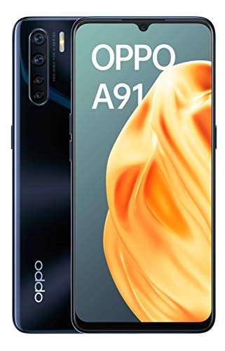 Oppo A91 Dual-SIM 128GB ROM + 8GB RAM (GSM Only | No CDMA) Factory Unlocked 4G/LTE Smartphone (Black) - International Version 1