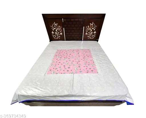 RDE home care Plastic Rubber Sheets for Baby | Waterproof Sheets | Urine Mat for Newborn | (90cm X 90cm) -Multicolor. 3