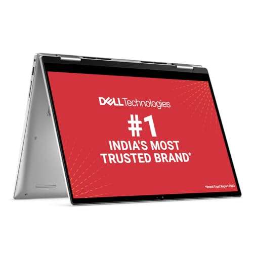Dell Inspiron 7620 2in1 Laptop, Intel Core i5-1235U Processor/ 8GB DDR4/ 512GB SSD/ 16" (40.64cm) FHD+ WVA AG Touch 300 nits/Active Pen/Windows 11+ MSO'21/15 Month McAfee/Platinum Silver/ 2.1kg 1