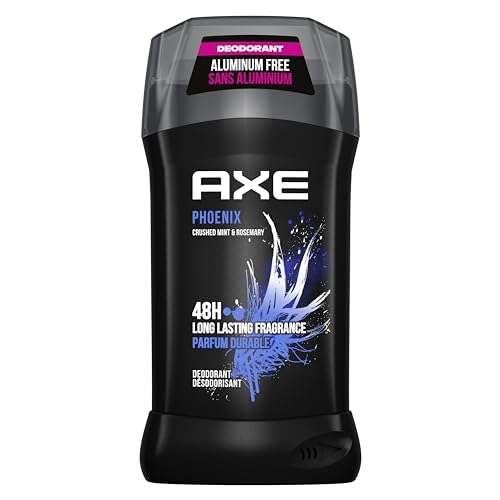 Axe Deodorant Stick for Men For Long Lasting Odor Protection, Phoenix Crushed Mint & Rosemary Men's Deo, Aluminum Free 3.0 oz 1