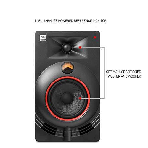 JBL Professional Nano K5 5 Full-Range Powered Computer Reference Monitor Speakers 4