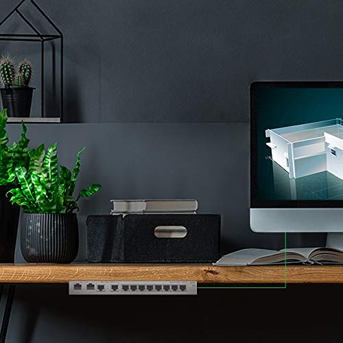 Zyxel 12-Port Multi-Gig Switch | Web-Managed | 2x 2.5G + 2x 10G SFP+ Ports | Desktop or Wall Mount [XGS1210-12] 6