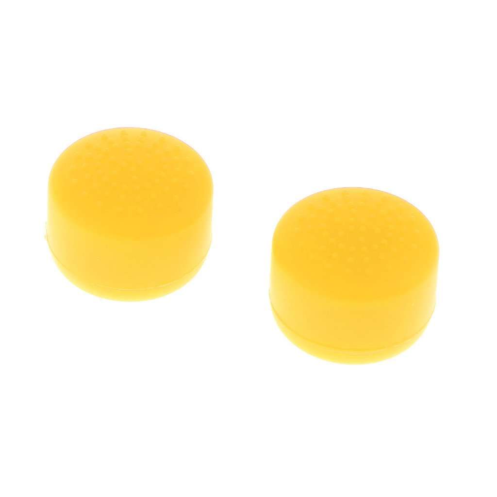 Phenovo 2pcs Controller Thumb Stick Protect Grip Cap Cover for Sony Playstation PS4 yellow [video game] 3