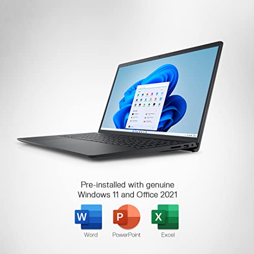 Dell Inspiron 3511Laptop - Intel i3-1115G4, 8GB, 512GB SSD, 15.6"/39.62Cms FHD WVA AG, Windows 11 + Office 21 (Carbon Black, 1.8Kgs, D560743WIN9B) 3