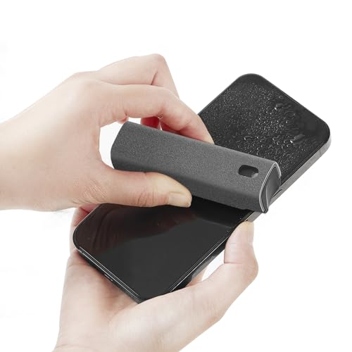 YTT Touchscreen Mist Cleaner, Screen Cleaner, for All Phones, Laptop and Tablet Screens,Two in One Spray and Microfiber Cloth (Grey) 2