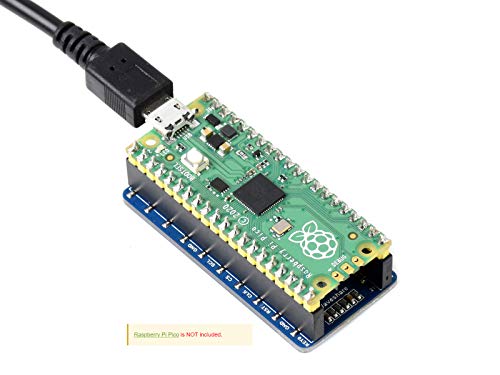 TOP1 1.3 Inch Raspberry Pi Pico OLED Display Module 64×128 Pixels I2C/SPI Communication Built-in SH1107 Driver Chip Black/White 4