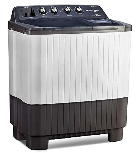 Voltas Beko 7 Kg 5 Star Semi-Automatic Top Loading Washing Machine (WTT70AGRT, Grey) 2