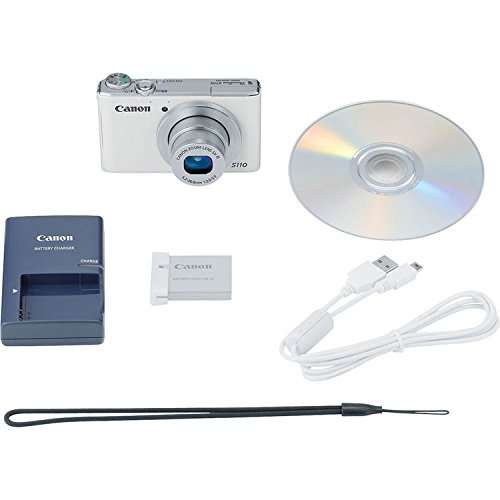Canon PowerShot S110 12.1 MP Digital Camera with 5X Wide-Angle Optical Image Stabilized Zoom (White) 4