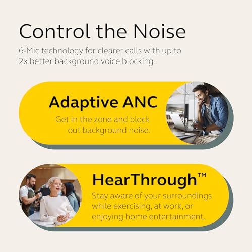 Jabra Elite 10 True Wireless Bluetooth Earbuds – Advanced Active Noise Cancelling with Dolby Atmos Surround Sound, All-Day Comfort, Multipoint, Crystal-Clear Calls – Gloss Black 3