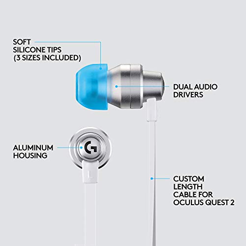 Logitech G333 K/DA Gaming Earphones - in-Line Mic and Controls - Gaming-Grade Dual Drivers - Durable Aluminum Housing - Official League of Legends KDA Gaming Gear 5