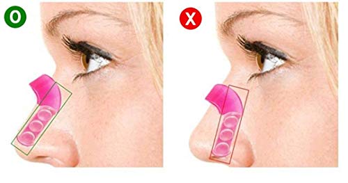 Generic Silica Gel Soft Lift Nose Up Shaper Lifting Bridge Clip 5