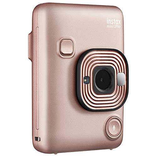 Fujifilm Instax Mini LiPlay Hybrid Instant Camera (Blush Gold) 2