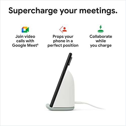 Google Pixel Stand (2nd Gen) - Wireless Charger - Fast Charging Pixel Phone Charger - Compatible with Pixel Phones and Qi Certified Devices 5
