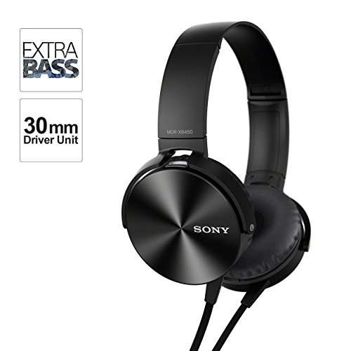 Sony MDR-XB450 On-Ear EXTRA BASS Headphones (Black) 2