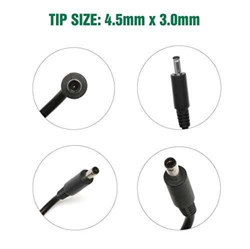 Fugen Laptop Adapter Charger 45W 19.5V 2.31A for Dell Inspiron 11 13 14 15 17 Series ;11 3000 Series 3168, 3147, 3148 ; 13 7000 Series 7347, 7348, 7352, 5451, 5458 ;15 5000 Series 5