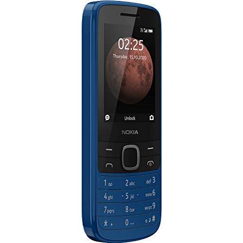 Nokia 225 4G Dual-SIM 64MB Factory Unlocked 4G Cellphone (Blue) - International Version 2