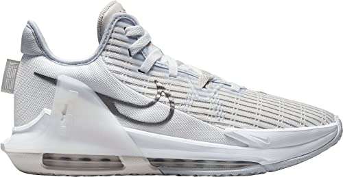 Nike Men's Lebron Witness 6 Summit White/MTLC Pewter (CZ4052 102) - 12 1