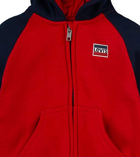 Levi's Baby Boy's Cotton Clothing Set (51A174-R6W_Super RED_6M | 3-6 Months) 3