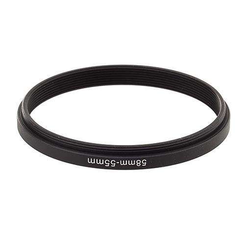 Bower Step-Down Adapter Ring 58mm Lens to 55mm Filter Size 3