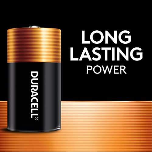 Duracell Coppertop C Batteries, 2 Count Pack, C Battery with Long-lasting Power, All-Purpose Alkaline C Battery for Household and Office Devices 2