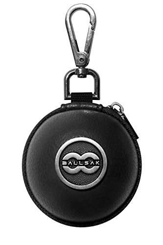 Ballsak Pro - Silver/Black - Clip-on Cue Ball Case/ Bag for Attaching Pool Balls, Billiard Balls, Training Balls to Your Cue Stick Bag Extra Strong Strap Design!** 1