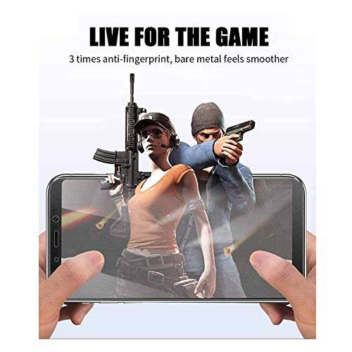 MoboTech® Samsung Galaxy A03S Matte Tempered Glass 3D Touch Smooth Shield Anti-Fingerprint Glossy Finish HD [Easy Installation Kit] MTMGLSXX41 5