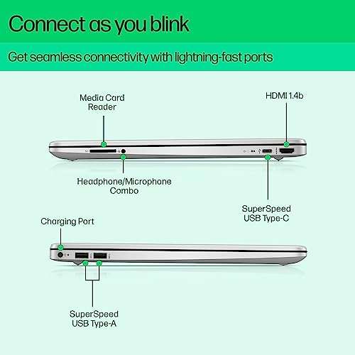 HP Laptop 15s, Ryzen 5 5500U, 15.6-inch (39.6 cm) FHD, Anti-Glare, 16GB DDR4, 512GB SSD, AMD Radeon Graphics, Dual Speakers, Backlit KB (Win 11,MSO, Natural Silver, 1.69 kg), 15s-eq2132au 4
