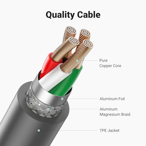UGREEN 10FT USB to Parallel Port Printer Cable, CN36 Cable Adapter IEEE1284 for Old Printer, Centronics Parallel Converter with Fast Transmission 5