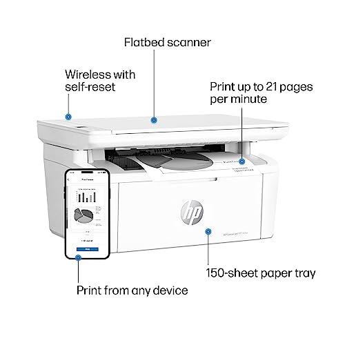 HP LaserJet MFP M140w Wireless Black & White Printer, Print, scan, copy, Fast speeds, Easy setup, Mobile printing, Best-for-small teams 4