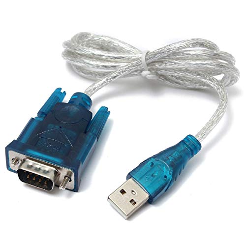 Oraima Usb To Rs-232 Cable Adapter Usb To Rs232 Serial Cable Converter Adapter Rs232 Serial 9 Pin To Usb Cable Converter Adapter, Multi-coloured 6