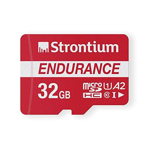 Strontium 32GB Nitro Plus Endurance A2 MicroSDXC Card with SD Adapter 2
