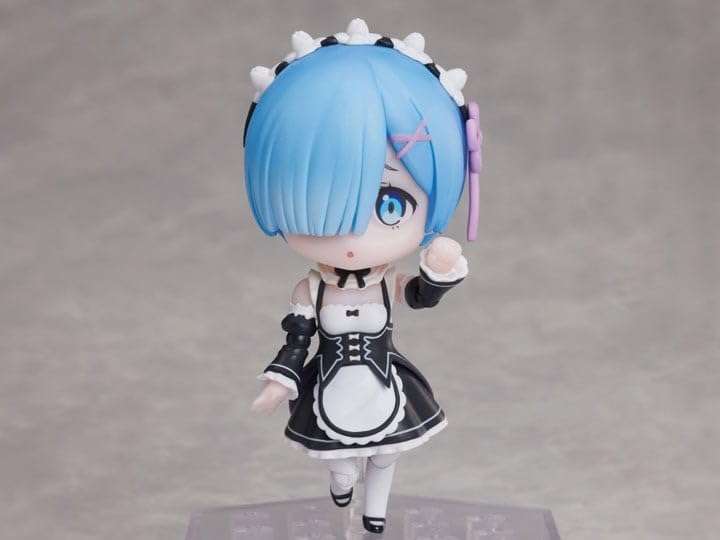 ONLY FROM JAPAN Re:Zero Deformplus Rem Collectible Figure, Maid Outfit, Full Action Deformation 6