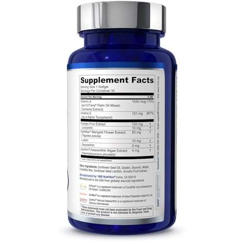 1MD Nutrition VisionMD Eye Vitamin CARMIS - Eye Supplement for Adults - with OptiLut Lutein & Zeaxanthin - Supports Vision Health Care, Everyday Eye Strain, & Occasional Dry Eye - 30 Softgels 6