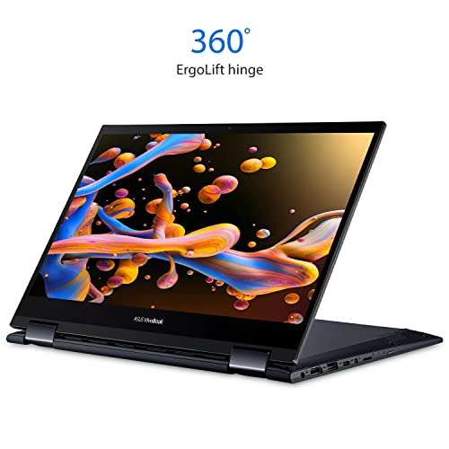 ASUS VivoBook Flip 14 Thin and Light 2-in-1 Laptop, 14” FHD Touch Display, AMD Ryzen 5 5500U, AMD Radeon Graphics, Backlit Keyboard, Fingerprint Reader, Windows 11 Home (20GB RAM | 1TB SSD) 3