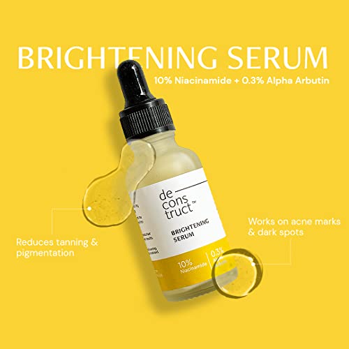 Deconstruct Oil Control Combo | 10% Niacinamide & 0.3% Alpha Arbutin and 2% Salicylic Acid & 3% Niacinamide | For All Skin Types | 30ml each | Pack of 2 5