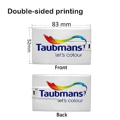 Custom USB Flash Drive Thumb Drives Bulk with Any Image Logo Text, Personalized Flash Drives 1G 2G 4G 8G 16G 32G 64G 128G 256G for Business Wedding Graduation Gifts 50 Pack 2