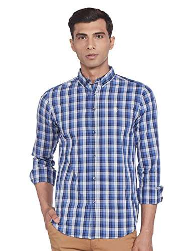 Red Tape Men Cobalt Blue Shirt_RFS0314-L 1