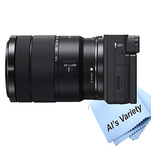 Sony a6400 Mirrorless Camera with18-135mm Zoom Lens + 64GB Memory + Case+ Steady Grip Pod + Filters + 2X Batteries + More (30pc Bundle) 5