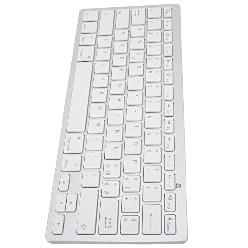 Mini Bluetooth Keyboard, 78 Keys Ultra Slim and Compact Wireless Keyboard, Portable External Keyboard for Laptop Tablet Computer (Italian) 1