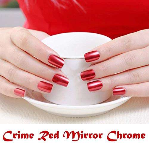Mi Fashion Nail Polish Combo Mirror Chrome Extra Shine Set of 2, 12ml each 3
