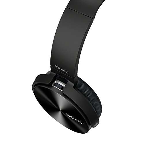 Sony MDR-XB450 On-Ear EXTRA BASS Headphones (Black) 4
