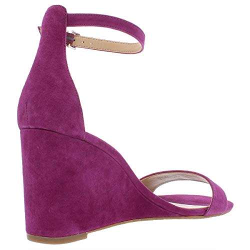 Michael Michael Kors Fiona Wedge Dress Sandals Size 8.5, Garnet, Size 9.5 2