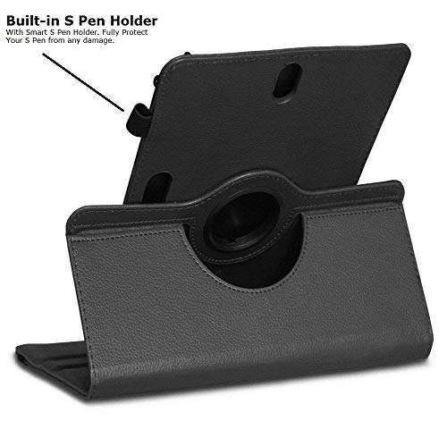 TGK Rotating Cover for IBALL Slide 3G 1026-Q18 (10.1 inch) Tablet - Black 360 Degree Universal 3 Camera Hole Leather Stand Case 3