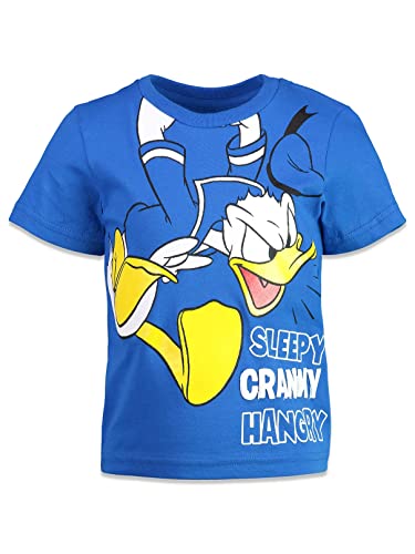 Disney Mickey Mouse Donald Duck Goofy Pluto Toddler Boys 4 Pack Graphic T-Shirts 3T 2