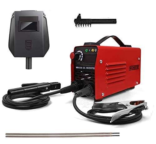 Cheston 200A Portable Inverter ARC/MMA Compact Welding Machine with IGBT | with Accessories Mask (Welding Machine) 1