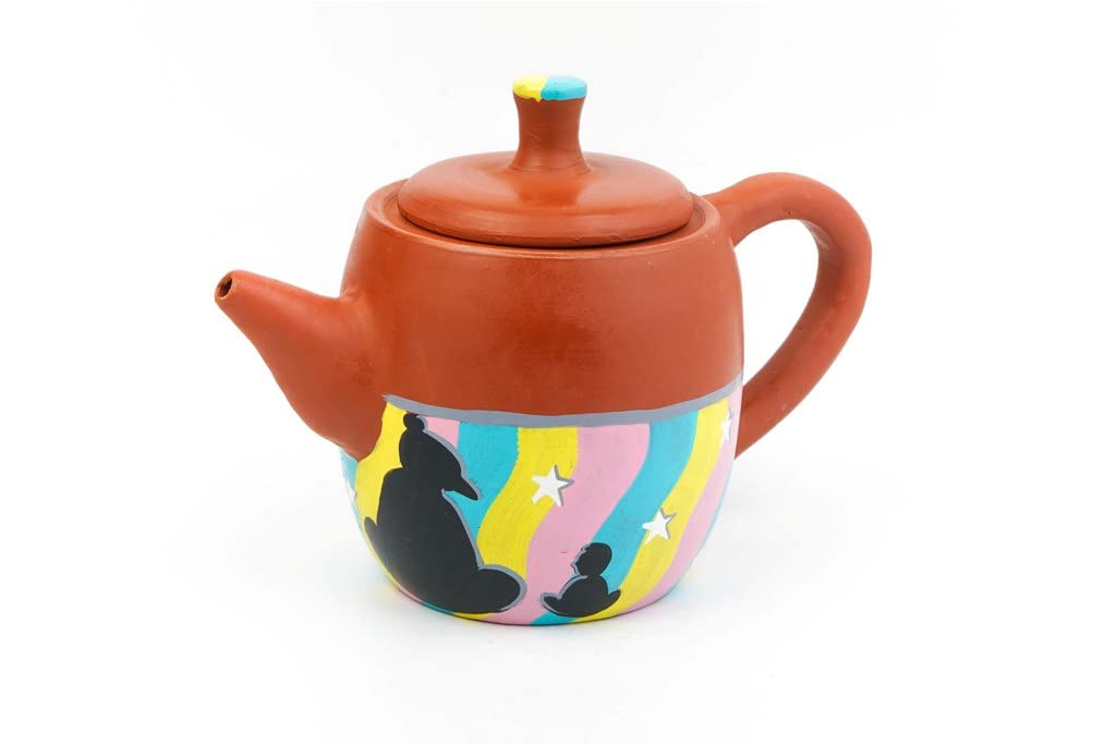 THE EARTHMADE Handmade Terracotta Tea Kettle